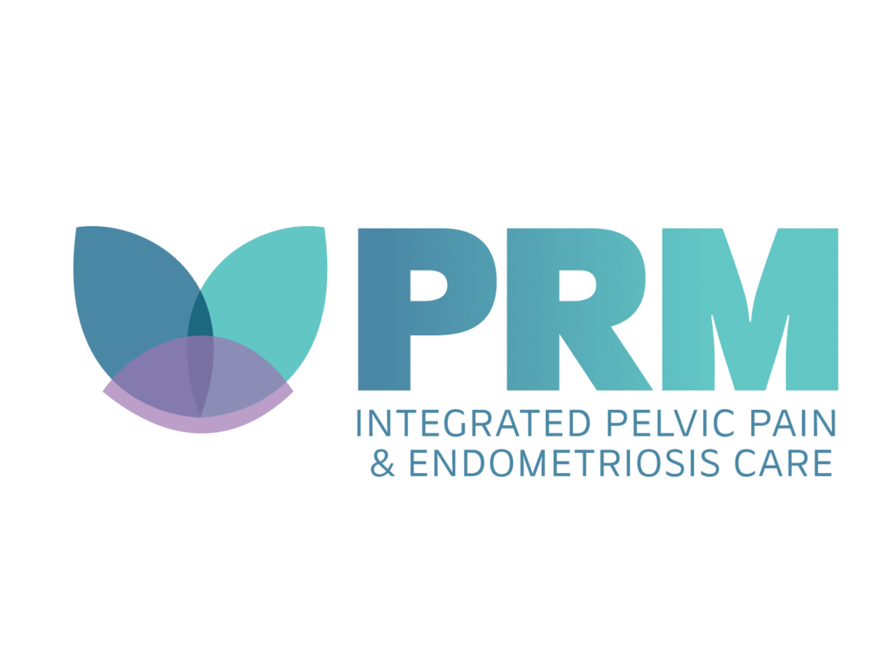 IPRM logo featuring teal and blue petals with the text 'IPRM' and 'Integrated Pelvic Pain & Endometriosis Care' beneath.